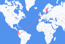 Vluchten van Cajamarca naar Stockholm