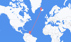 Flights from Georgetown to Reykjavík
