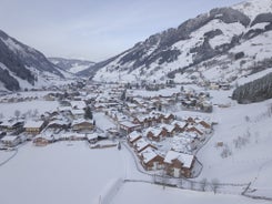 photo of beautiful view of Rauris Alpine valley at Summer in Austria.