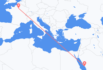 Flights from Yanbu to Paris