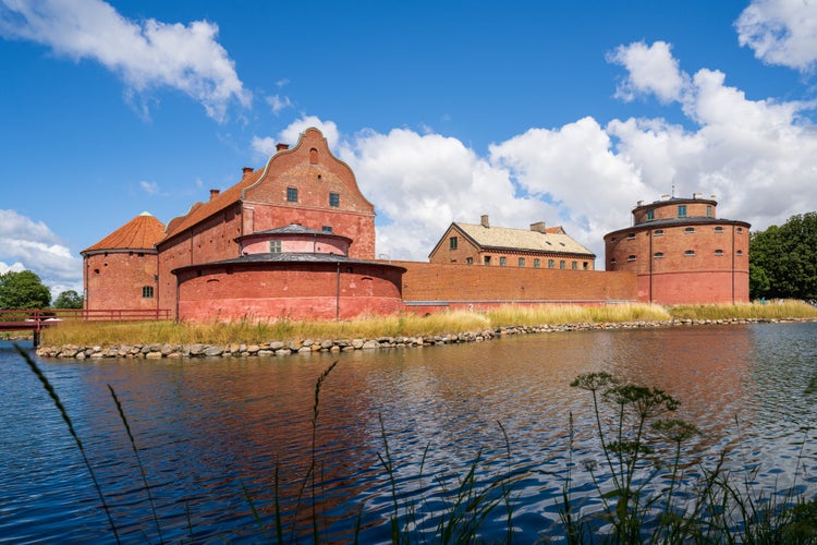 photo off view of Landskrona Citadel in Skane, Sweden.