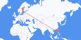 Flights from the Philippines to Åland Islands