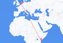 Flyreiser fra Mombasa, til Eindhoven