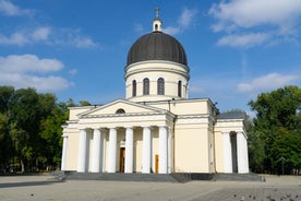 Beautiful summer view of centre Chisinau.