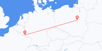 Flights from Luxembourg to Poland