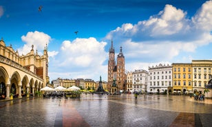 Photo of scenic summer view of the Old Town architecture with Elbe river embankment in Dresden, Saxony, Germany.