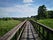 Footbridge among marshes, Kurowo, gmina Kobylin-Borzymy, Wysokie Mazowieckie County, Podlaskie Voivodeship, Poland