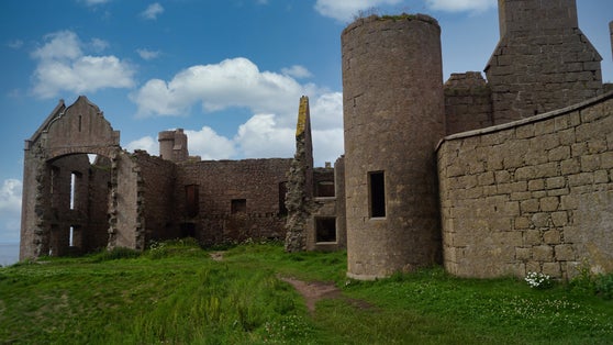 Photo of Slains Castle, also known as New Slains Castle to distinguish it from Old Slains Castle, is a ruined castle in Aberdeenshire, Scotland.