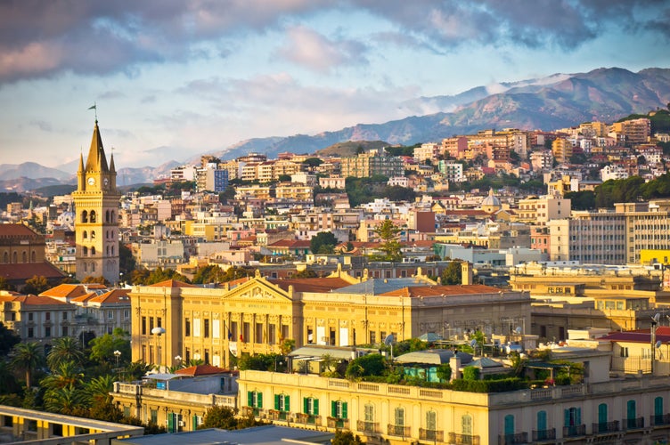 Photo of beautiful view of Messina old city, Sicily, Italy.