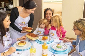 Clase de cocina casera y comida con un local en Montepulciano