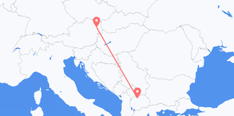 Österreich nach Nordmazedonien