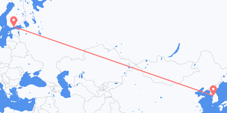 เที่ยวบินจาก เกาหลีใต้ไปยัง ฟินแลนด์