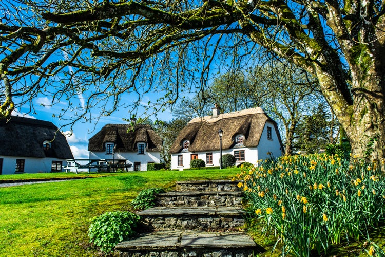 Wallslough Village in spring, County Kilkenny, Ireland 