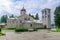 Photo of the main church of the New Valamo Orthodox monastery in Heinavesi, Finland.