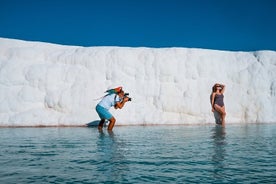 Visite guidée d'une journée à Pamukkale et au lac Salda depuis Alanya