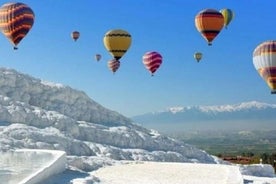 Pamukkale-tour w. Entree, lunch, diner en transfer vanuit Kemer