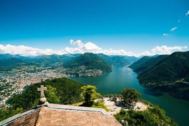 Lugano Region Geleide excursie van Lugano naar Monte San Salvatore met de kabelbaan