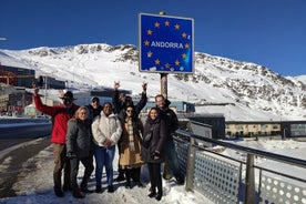 Alkuperäiset kolme maata yhdessä päivässä: Ranska, Andorra, Espanja Barcelonasta