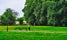 Park im. Tadeusza Kościuszki w Krakowie na Prądniku Białym. Ogólny widok na zachód.