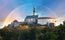 Nitra castle with Rainbow - Slovakia