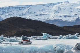 Heldagstur från Reykjavik till sydkusten och glaciärsjön Jökulsárlón