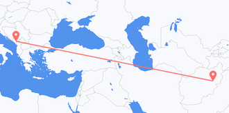 Afghanistan to Montenegro