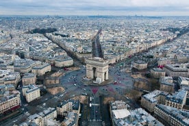 개선문 (Arc de Triomphe)과 세느 강 유람선 (Seine River Cruise)