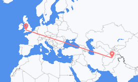 Flights from Afghanistan to Wales