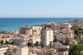 Photo of beautiful aerial view of Torremolinos coast. Malaga, Spain.