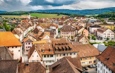 Gästhus i Porrentruy, Schweiz