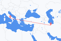 Flights from Tehran to Naples