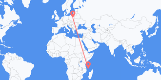 Flights from Comoros to Poland