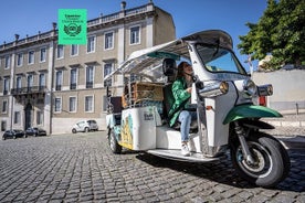 Sightseeingtour van een halve dag in Lissabon met elektrische tuktuk