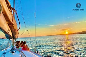 Erstaunliche Tour auf einem Segelboot