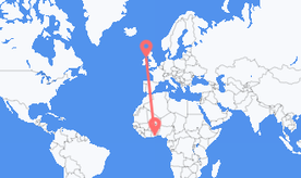 Flights from Ghana to Northern Ireland