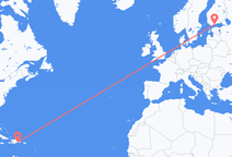 Santo Domingo nach Helsinki