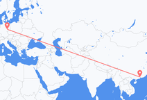 광저우 출발, 라이프치히 도착 항공편