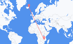 Flights from Lilongwe to Egilsstaðir