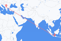 족자카르타 출발, 스코페 도착 항공편