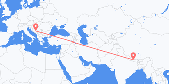 Nepal to Bosnia & Herzegovina