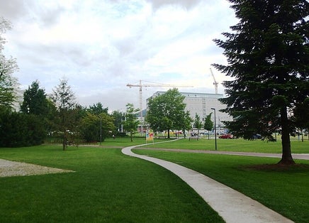Photo of Park Komenského, Zlín, Czech Republic.