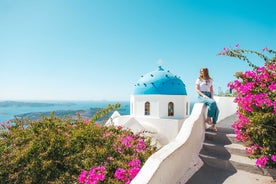 Fotoshooting im Urlaub auf Santorini