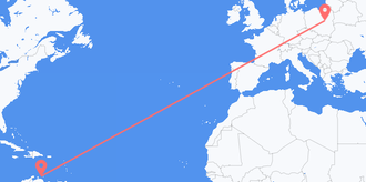 Curaçao to Poland