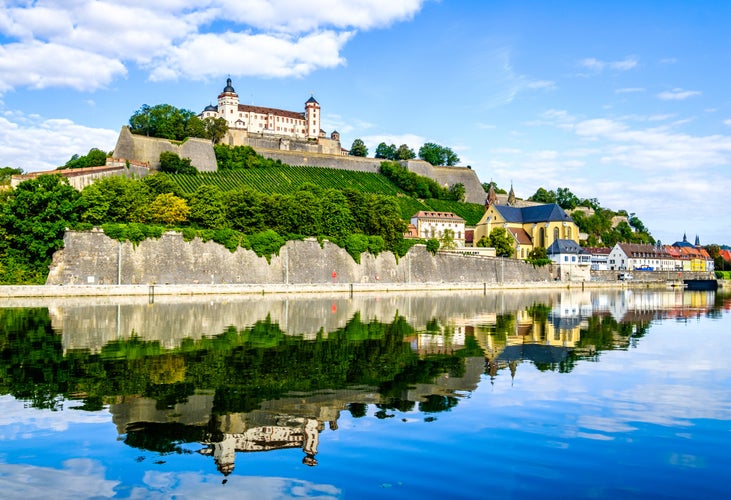 Photo of famous old town of wurzburg in germany.