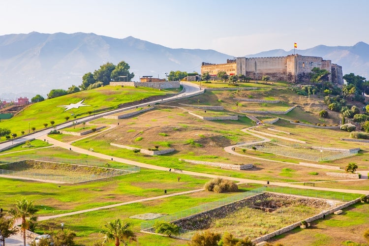 The Castillo de Sohail is located right at the mouth of the Fuengirola River-Fuengirola-Malaga-Spain