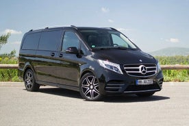 Departure Private Transfer Avignon City to Avignon Airport AVN by Luxury Van