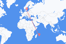 เที่ยวบินจาก Mauritius Island ไปยัง Karlskrona