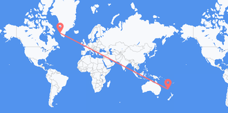 Voli dall'Isola Norfolk alla Groenlandia