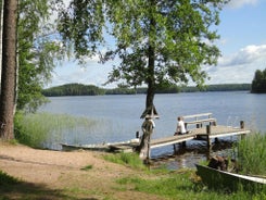 Isotalo Farm at enäjärvi lake