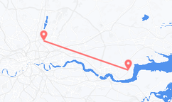 Train tickets from Tilbury to Walthamstow